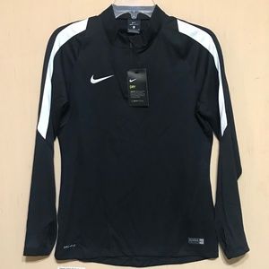 NIKE DRI FIT WOMENS SOCCER SQUAD 16 PULLOVER *BRAND NEW* (NWT) BLACK SIZE: S